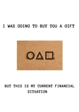 Squid Games inspired Card created by Ellie & Co