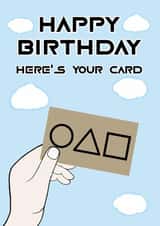 SQUID GAME BIRTHDAY CARD 1001 created by Mo&Co