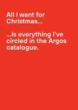 All I want for Christmas, is everything circled in the Argos catalogue. created by Ginger Goose