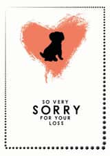 Pet bereavement - Dog created by Willow and Tweet Designs