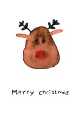 Cute Christmas reindeer created by Cutesy Co.