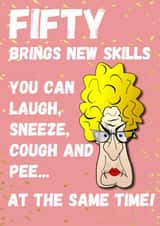 Fifty Quote Birthday Card created by SIMO 08