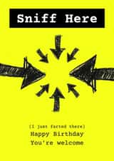 Farting Birthday Card  created by Dangerous Dave 