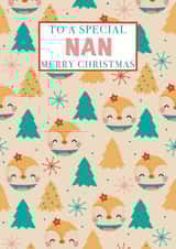 Reindeer Nan Christmas Card created by Catherine Bancroft