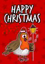 Christmas Robin Carol Singing created by Doodle Rob