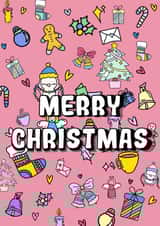 Cute Merry Christmas Card created by @CraftyMiaa