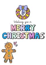 Cute Gingerbread Christmas Card created by @CraftyMiaa