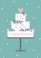 Mr & Mr wedding card created by Kamiya Chirodian