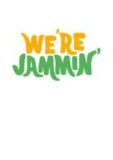 We're Jammin' Caribbean Card created by Tihara Smith