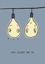 You light me up - Anniversary card created by Sophie Crichton