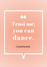 Champagne Themed Greetings Card created by Kat Prentki