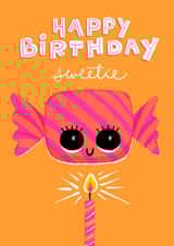 Happy Birthday Sweetie.  Someone sweet is having a birthday created by Paula Romani Studio