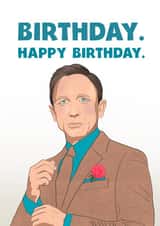 James Bond Birthday Card created by Kasia Cards