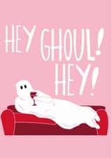 Hey Ghoul Hey Halloween Card created by Knotty Cards