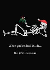 Christmas Skeleton created by Paper Jungle