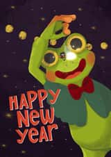 Happy new year card created by Katerina Ren
