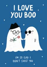I Love You Boo Halloween themed card  created by Abigail Burch