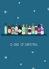 12 Gins of Christmas created by Becky Wood