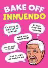 Great British Bake Off Innuendo created by Norm & Then