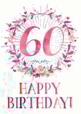 60th Birthday Greeting Card created by Natalie Ryan