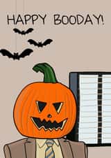 Halloween birthday card with Dwight from The Office created by GeorgiaPeach