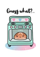 Pregnancy announcement card! created by Swish & Scribble