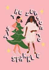 Tis the Season to Sparkle Christmas Card created by Absolutely Adela