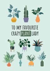 Perfect card for a plant lover created by Pixie Paper Art