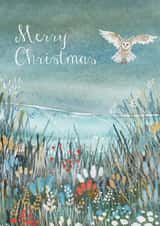 Atmospheric Seasonal Greetings. Christmas created by Kate Brazier