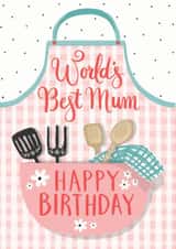 Happy Birthday World's Best Mum card created by Making Meadows Ltd