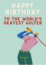 World's Okayest Golfer created by Kelly May
