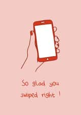 Anniversary/Valentines Tinder Card created by Highgrove Cards