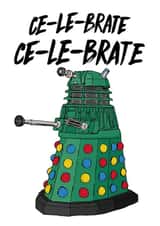 Doctor Who Christmas Card created by Freckle & Specs