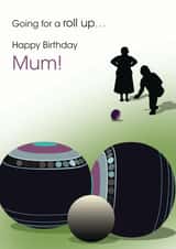 Mum Bowling Birthday card created by Jackie Ponwaye Design