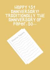 Paper anniversary  created by Ellen Cawley