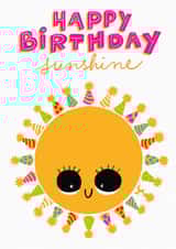 Happy Birthday Sunshine created by Paula Romani Studio