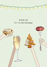 It's Christmas card created by Rosie Made A Thing