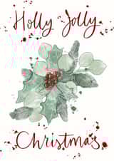 Holly jolly Christmas created by Amaisin’ cards