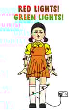 Funny - Pun - Squid Game - Red Light Green Light - Doll - Netflix - Christmas Card created by Peabody Studio