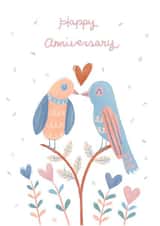 Love birds happy anniversary created by Miss NoProblem