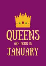 January Birthday Card 1000 created by SJdesigns