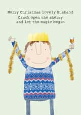 Husband Sherry Christmas card created by Rosie Made A Thing