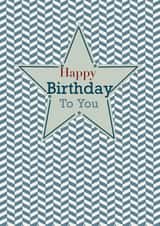 Star Birthday card created by VerUnique Designs