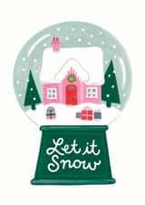 Let It Snow Holiday Card created by Jacqui Lee