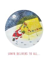 Santa delivers to all - Camping created by Mum Chum