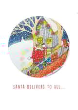 Santa delivers to all - Treehouse created by Mum Chum