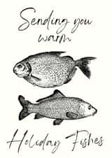 Holiday Fishes Christmas Card created by Lilac Hailstorm