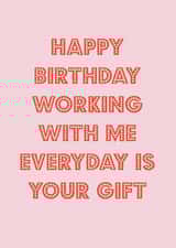 Working with me is your gift created by Nicola Jo