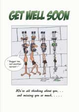 New card design from cartoonist Strings created by David Stringer ( STRINGS )