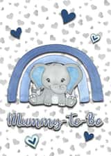 Mummy To Be, Baby Boy Congratulations Card 1001 created by Vivid Variations